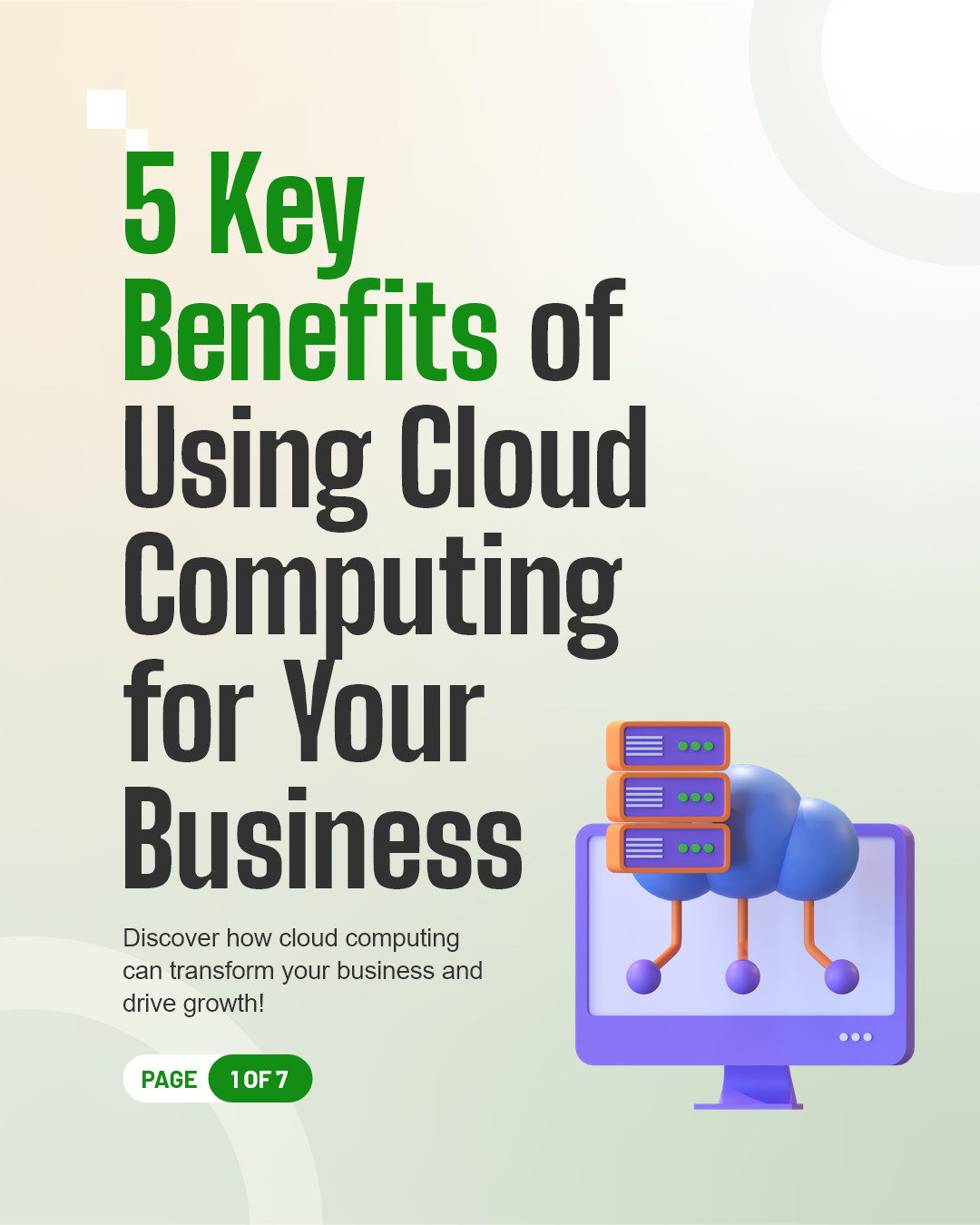 5 Key Benefits of Using Cloud Computing for Your Business